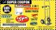 Harbor Freight Coupon 2-IN-1 CONVERTIBLE HAND TRUCK Lot No. 62550/62551/62369 Expired: 8/5/17 - $54.99