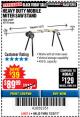 Harbor Freight Coupon CHICAGO ELECTRIC HEAVY DUTY MOBILE MITER SAW STAND Lot No. 63409/62750 Expired: 12/3/17 - $89.99