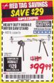 Harbor Freight Coupon CHICAGO ELECTRIC HEAVY DUTY MOBILE MITER SAW STAND Lot No. 63409/62750 Expired: 1/31/18 - $99.99