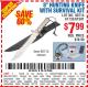Harbor Freight Coupon 8" HUNTING KNIFE WITH SURVIVAL KIT Lot No. 90714/61501/61733 Expired: 8/7/15 - $7.99