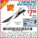 Harbor Freight Coupon GORDON 8 IN. SURVIVAL/HUNTING KNIFE Lot No. 61733/90714 Expired: 8/7/15 - $7.99