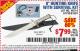 Harbor Freight Coupon 8" HUNTING KNIFE WITH SURVIVAL KIT Lot No. 90714/61501/61733 Expired: 8/28/15 - $7.99