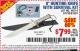 Harbor Freight Coupon GORDON 8 IN. SURVIVAL/HUNTING KNIFE Lot No. 61733/90714 Expired: 8/28/15 - $7.99