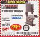 Harbor Freight Coupon 9" BENCHTOP BAND SAW Lot No. 60500/96980 Expired: 5/31/17 - $99.99