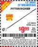 Harbor Freight Coupon PITTSBURGH PRO 1/2 IN. DRIVE, 25 IN. BREAKER BAR Lot No. 60819 Expired: 6/13/15 - $9.99