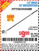 Harbor Freight Coupon PITTSBURGH PRO 1/2 IN. DRIVE, 25 IN. BREAKER BAR Lot No. 60819 Expired: 9/5/15 - $9.99