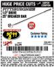 Harbor Freight Coupon PITTSBURGH PRO 1/2" DRIVE 25" BREAKER BAR Lot No. 67933/60819 Expired: 2/28/17 - $8.99