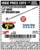 Harbor Freight Coupon PITTSBURGH PRO 1/2 IN. DRIVE, 25 IN. BREAKER BAR Lot No. 60819 Expired: 2/28/17 - $8.99