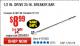Harbor Freight Coupon PITTSBURGH PRO 1/2 IN. DRIVE, 25 IN. BREAKER BAR Lot No. 60819 Expired: 1/31/18 - $8.99