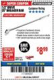 Harbor Freight Coupon PITTSBURGH PRO 1/2 IN. DRIVE, 25 IN. BREAKER BAR Lot No. 60819 Expired: 3/25/18 - $8.99