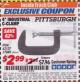 Harbor Freight ITC Coupon 4" INDUSTRIAL C-CLAMP Lot No. 62137 Expired: 5/31/17 - $2.99