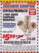 Harbor Freight ITC Coupon 3-WAY QUICK COUPLING MANIFOLD Lot No. 68195 Expired: 5/31/17 - $5.99