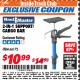 Harbor Freight ITC Coupon HAUL-MASTER 2-IN-1 SUPPORT/CARGO BAR Lot No. 66172 Expired: 4/30/18 - $10.99