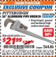 Harbor Freight ITC Coupon 24" ALUMINUM PIPE WRENCH Lot No. 63649 Expired: 7/31/17 - $21.99