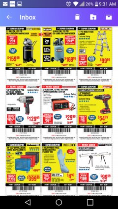 Harbor Freight Coupon 5 MIL NITRILE GLOVES 100/PK Lot No. 61363/68497/68498 Expired: 3/17/19 - $4.99