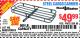 Harbor Freight Coupon STEEL CARGO CARRIER Lot No. 66983/69623 Expired: 4/11/15 - $49.99