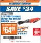 Harbor Freight ITC Coupon 3/8" PROFESSIONAL IMPACT AIR RATCHET WRENCH Lot No. 68426 Expired: 12/12/17 - $64.99