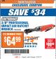 Harbor Freight ITC Coupon EARTHQUAKE 3/8 IN. IMPACTING AIR RATCHET WRENCH Lot No. 68426 Expired: 12/12/17 - $64.99