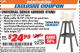 Harbor Freight ITC Coupon UNIVERSAL BENCH GRINDER STAND Lot No. 3184 Expired: 7/31/17 - $24.99