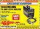 Harbor Freight ITC Coupon 70 AMP STICK WELDER Lot No. 60768/62745/68888 Expired: 7/31/17 - $69.99