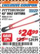 Harbor Freight ITC Coupon 42" BOLT CUTTERS Lot No. 41151, 61321 Expired: 7/31/17 - $24.99
