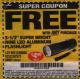 Harbor Freight FREE Coupon 3-1/2" SUPER BRIGHT ALUMINUM FLASHLIGHT Lot No. 69111/63599/62522/62573/63875/63884/63886/63888/69052 Expired: 9/24/16 - FWP