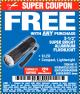 Harbor Freight FREE Coupon 3-1/2" SUPER BRIGHT ALUMINUM FLASHLIGHT Lot No. 69111/63599/62522/62573/63875/63884/63886/63888/69052 Expired: 3/23/18 - FWP