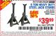 Harbor Freight Coupon 6 TON HEAVY DUTY STEEL JACK STANDS Lot No. 61197/38847/69596/62393 Expired: 10/1/15 - $39.99