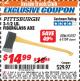Harbor Freight ITC Coupon PITTSBURGH 3-1/2 LB. FIBERGLASS AXE Lot No. 93757 Expired: 7/31/17 - $14.99