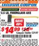 Harbor Freight ITC Coupon PITTSBURGH 3-1/2 LB. FIBERGLASS AXE Lot No. 93757 Expired: 10/31/17 - $14.99