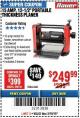 Harbor Freight Coupon BAUER 15 AMP 12 1/2" PORTABLE THICKNESS PLANER Lot No. 63445 Expired: 3/18/18 - $249.99