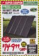 Harbor Freight Coupon THUNDERBOLT SOLAR 100 WATT AMORPHOUS SOLAR PANEL KIT Lot No. 63585 Expired: 1/31/18 - $149.99