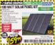 Harbor Freight Coupon THUNDERBOLT SOLAR 100 WATT AMORPHOUS SOLAR PANEL KIT Lot No. 63585 Expired: 4/30/18 - $159.99