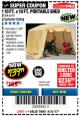 Harbor Freight Coupon COVERPRO 10 FT. X 10 FT. PORTABLE SHED Lot No. 63297 Expired: 8/31/17 - $139.99
