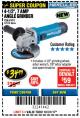 Harbor Freight Coupon HERCULES 4-1/2" ANGLE GRINDER MODEL HE61S Lot No. 63052/62556 Expired: 10/31/17 - $34.99