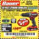 Harbor Freight Coupon BAUER 20 VOLT CORDLESS 1/2" COMPACT DRILL/DRIVER KIT Lot No. 63531 Expired: 6/13/18 - $64.99