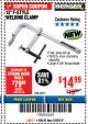 Harbor Freight Coupon BERGER 12 IN. F-STYLE WELDING CLAMP Lot No. 63512 Expired: 2/25/18 - $14.99