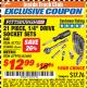 Harbor Freight ITC Coupon PITTSBURGH 1/4 IN. DRIVE SOCKET SET, 21-PIECE Lot No. 63460/63466 Expired: 8/31/17 - $12.99