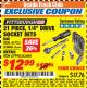 Harbor Freight ITC Coupon 21 PIECE, 1/4" DRIVE METRIC SOCKET SET Lot No. 63460/67998 Expired: 8/31/17 - $12.99