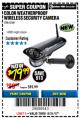 Harbor Freight Coupon COLOR WEATHERPROOF WIRELESS SECURITY CAMERA Lot No. 62367 Expired: 8/31/17 - $79.99