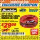 Harbor Freight ITC Coupon DIABLO 3/8" X 50 FT. LIGHTWEIGHT RUBBER AIR HOSE Lot No. 63047/63006 Expired: 8/31/17 - $29.99