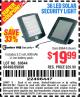Harbor Freight Coupon 36 LED SOLAR SECURITY LIGHT Lot No. 69644/60498/69890 Expired: 5/9/15 - $19.99