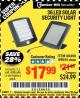 Harbor Freight Coupon 36 LED SOLAR SECURITY LIGHT Lot No. 69644/60498/69890 Expired: 8/5/17 - $17.99
