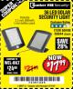 Harbor Freight Coupon 36 LED SOLAR SECURITY LIGHT Lot No. 69644/60498/69890 Expired: 1/27/18 - $17.99