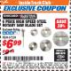 Harbor Freight ITC Coupon 6 PIECE HIGH SPEED ROTARY SAW BLADE SET Lot No. 67224 Expired: 11/30/17 - $6.99