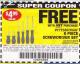 Harbor Freight FREE Coupon 6 PIECE SCREWDRIVER SET Lot No. 62570 Expired: 9/15/15 - FWP