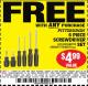 Harbor Freight FREE Coupon 6 PIECE SCREWDRIVER SET Lot No. 62570 Expired: 11/30/15 - FWP