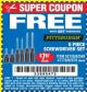 Harbor Freight FREE Coupon 6 PIECE SCREWDRIVER SET Lot No. 62570 Expired: 2/23/18 - FWP