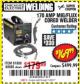 Harbor Freight Coupon 170 AMP MIG/FLUX WIRE FEED WELDER Lot No. 68885/61888 Expired: 11/28/17 - $169.99