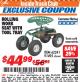 Harbor Freight ITC Coupon ONE STOP GARDENS ROLLING WORK SEAT WITH TOOL TRAY Lot No. 91495/62241 Expired: 3/31/18 - $44.99